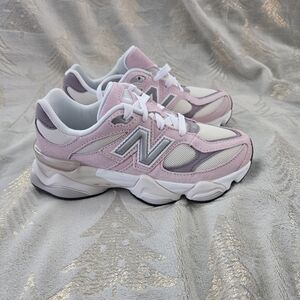NEW BALANCE Girls Pink, White, And Cream